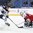 BUFFALO, NEW YORK - JANUARY 2: The Czech Republic's Josef Korenar #30 makes the save on the shoot-out attempt by Finland's Janne Kuokkanen #9 during quarterfinal round action at the 2018 IIHF World Junior Championship. (Photo by Matt Zambonin/HHOF-IIHF Images)

